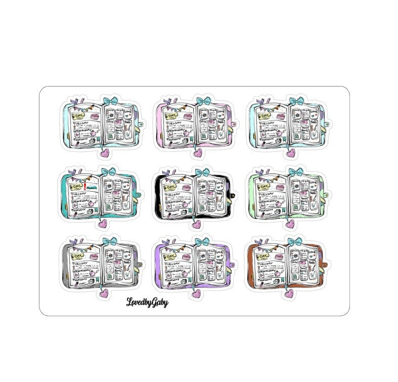 LovedbyGaby stickers "Planning decorations"