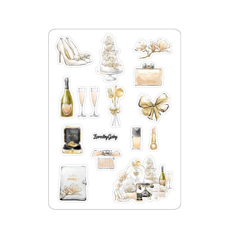 LovedbyGaby stickers "Wedding"