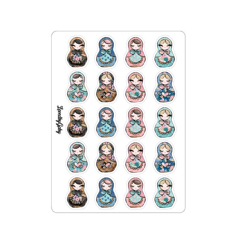 LovedbyGaby stickers "Matroesjka"