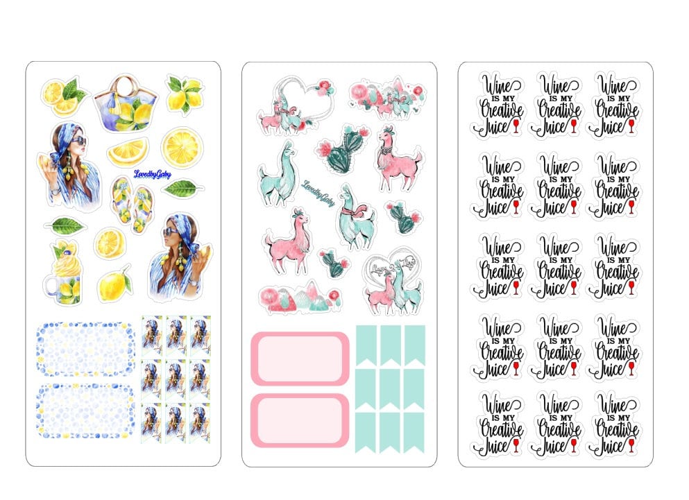 LovedbyGaby medium stickers 1