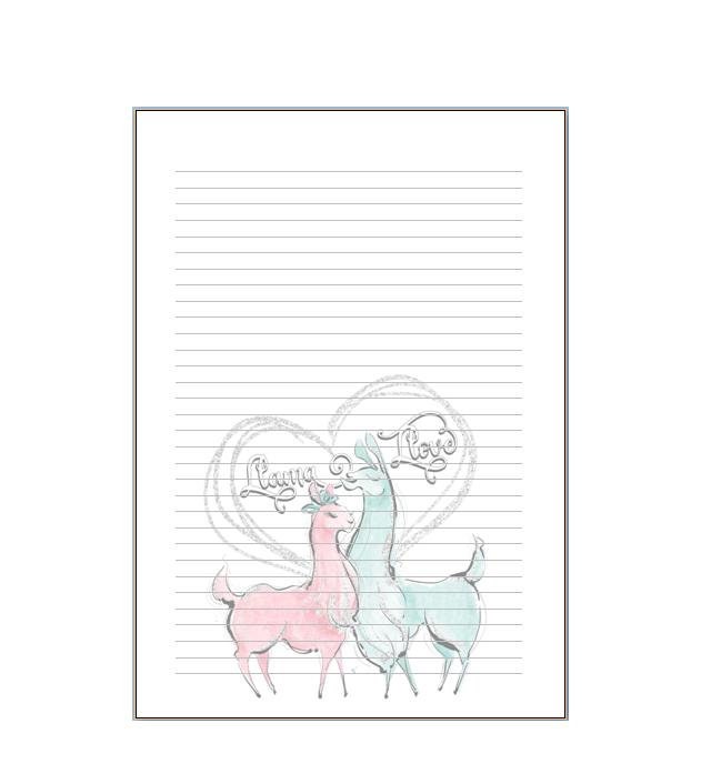 A5 notepads unicorn, anchor, macaron, spring and Tahiti