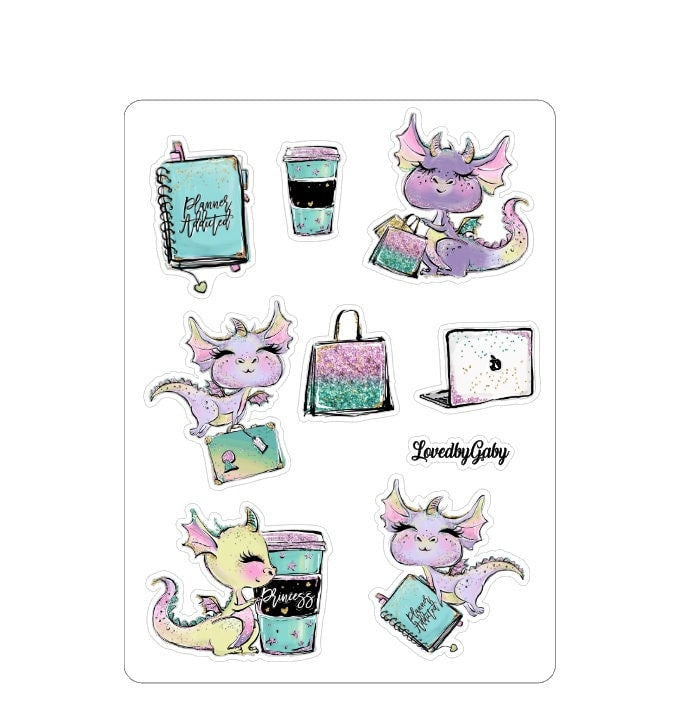 LovedbyGaby stickers "Dragons"