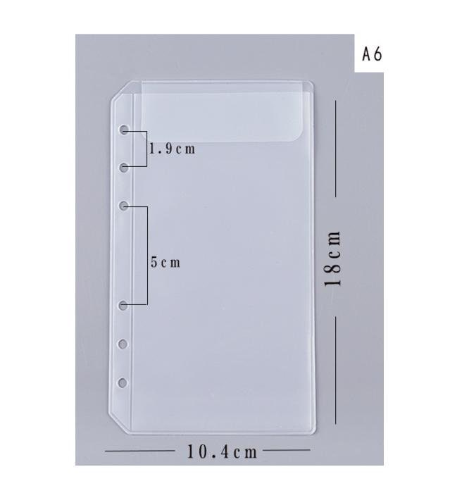 A5 and Personal storage pockets for ringbound planners
