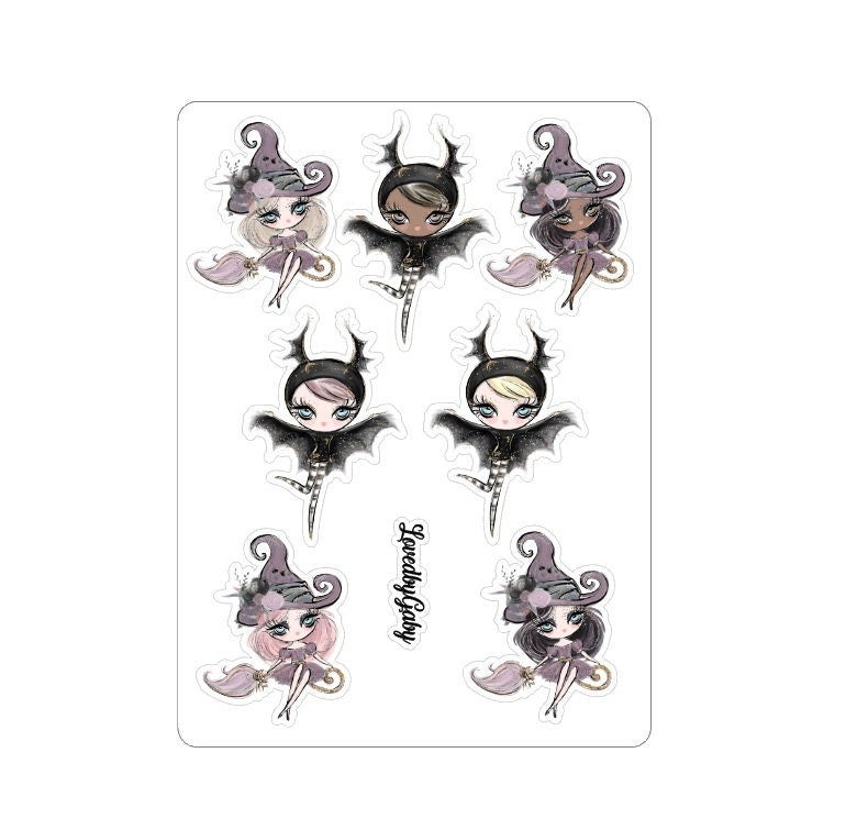 LovedbyGaby stickers "Trick of treat"