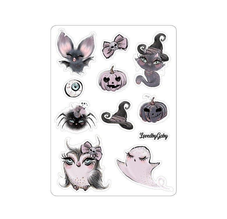 LovedbyGaby stickers "Trick of treat"
