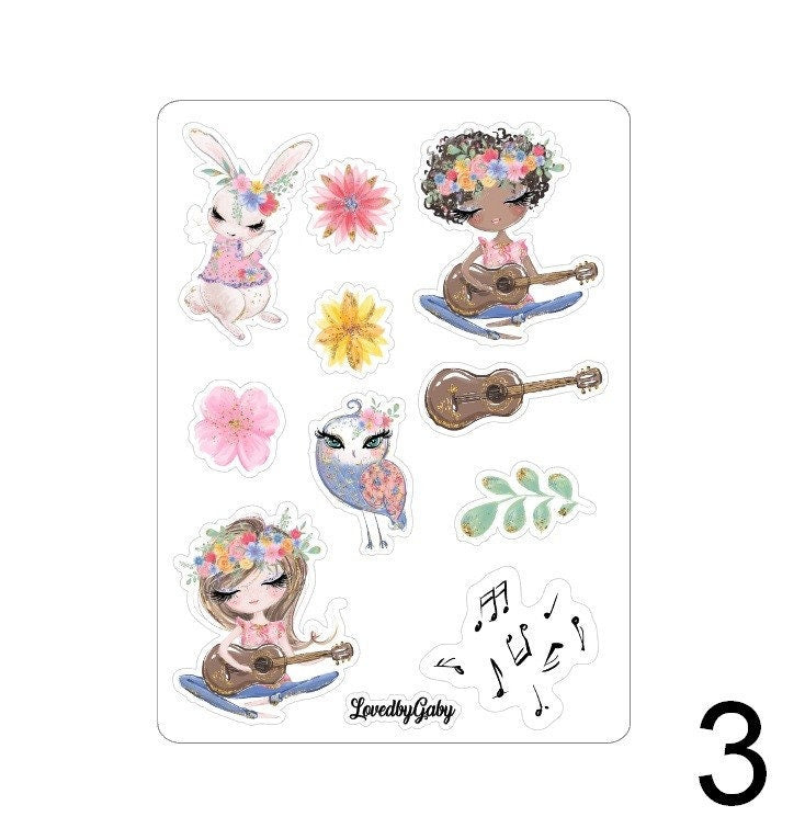 LovedbyGaby stickers "Springland"