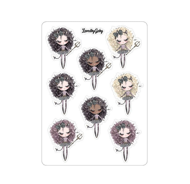 LovedbyGaby stickers "Trick of treat"