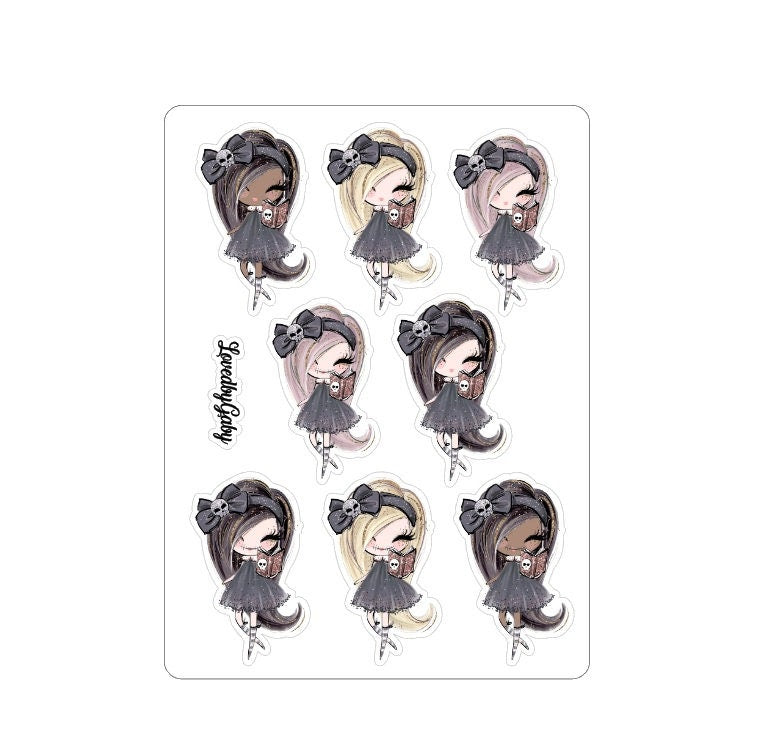 LovedbyGaby stickers "Trick of treat"
