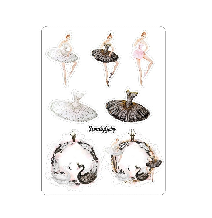LovedbyGaby stickers "Swan Lake"