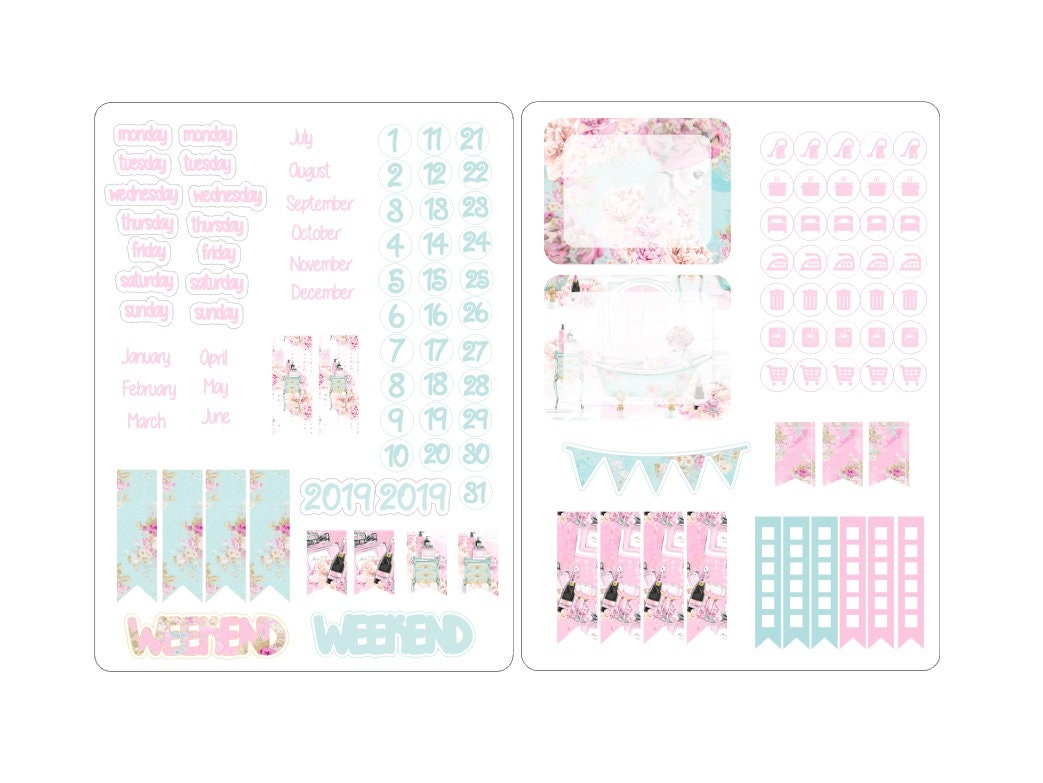 A5 deco date stickers for the classic inserts 3