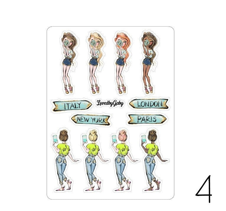 LovedbyGaby stickers "Wanderlust"