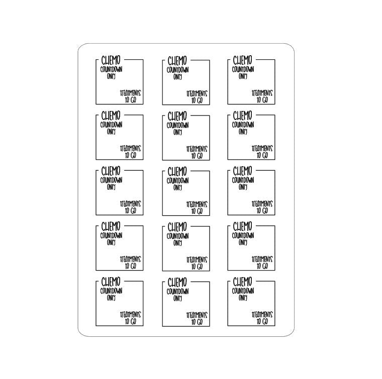 LovedbyGaby stickers Medical/chemo/treatment, cancer stickers