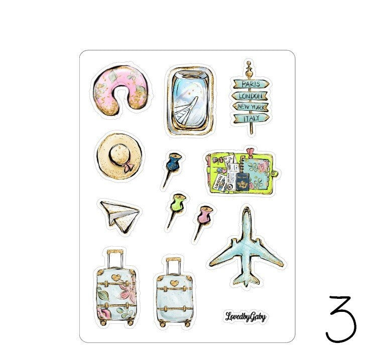 LovedbyGaby stickers "Wanderlust"