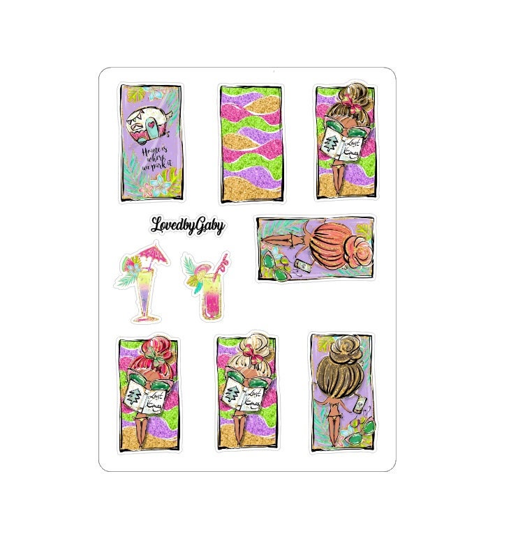 LovedbyGaby stickers "Summerday"