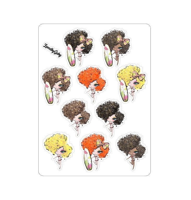 LovedbyGaby stickers "Summerday"