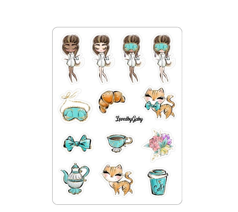 LovedbyGaby stickers "Breakfast at."