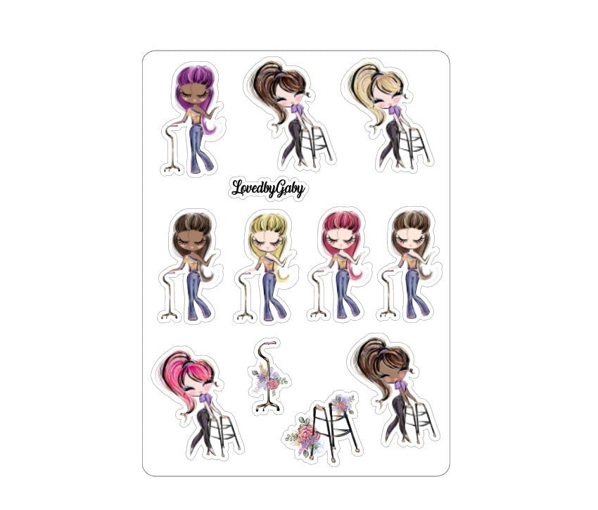 LovedbyGaby stickers "Disabilities"