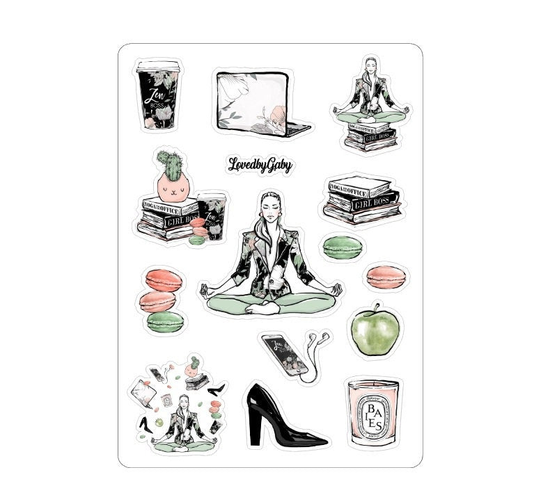 LovedbyGaby stickers" Boss girl"