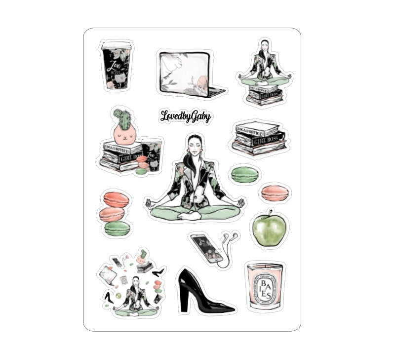 LovedbyGaby stickers" Boss girl"