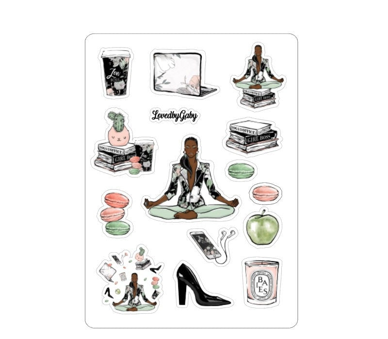 LovedbyGaby stickers" Boss girl"
