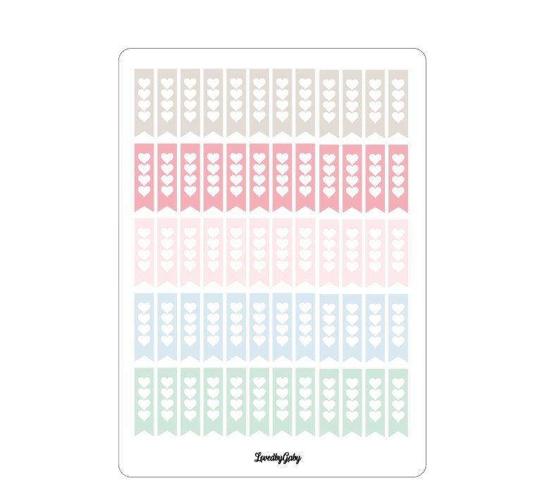 LovedbyGaby stickers "checkboxes"