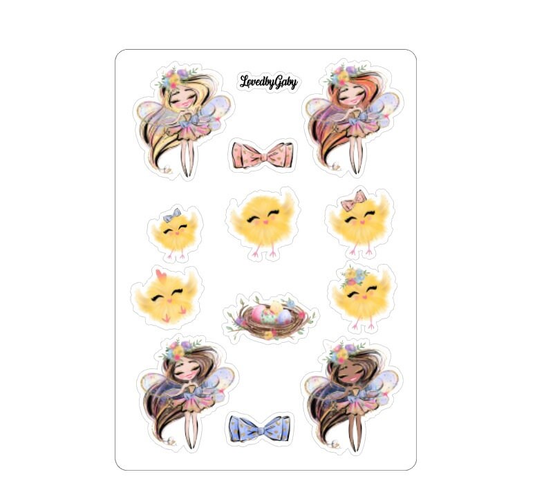 LovedbyGaby stickers "easter bunny"