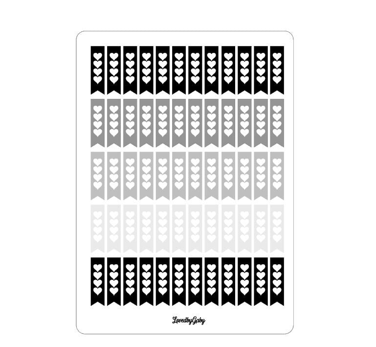 LovedbyGaby stickers "checkboxes"