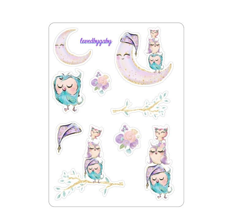 LovedbyGaby stickers "pastel owl"