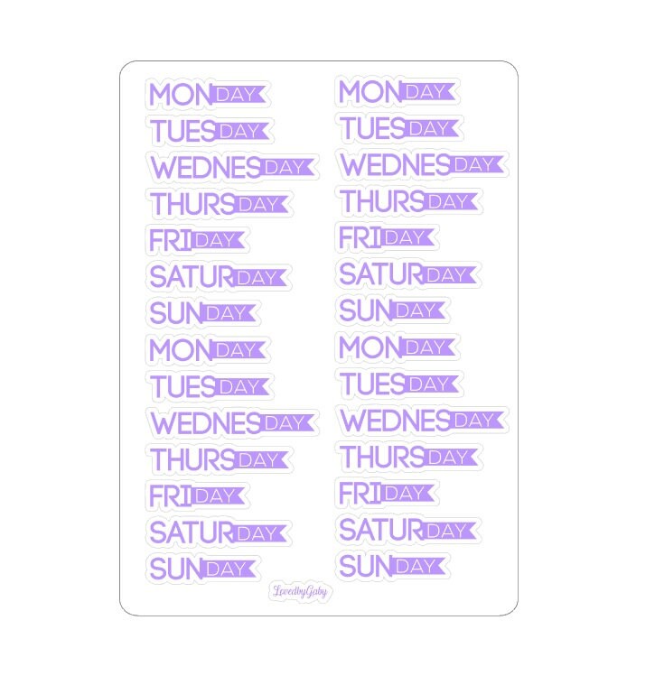 LovedbyGaby stickers Daily flags