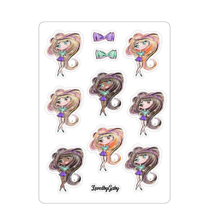 LovedbyGaby stickers "Dolls"