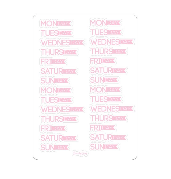 LovedbyGaby stickers Daily flags