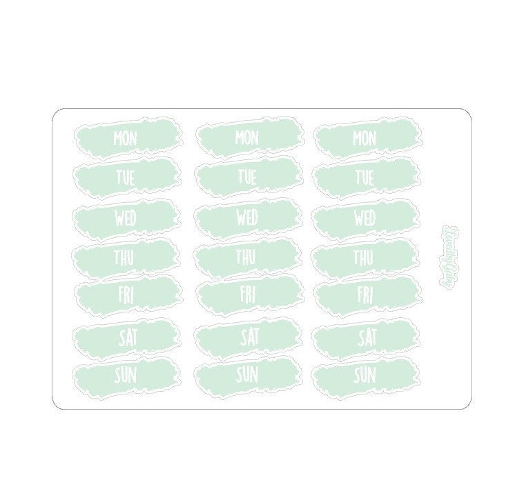 LovedbyGaby stickers "Days"
