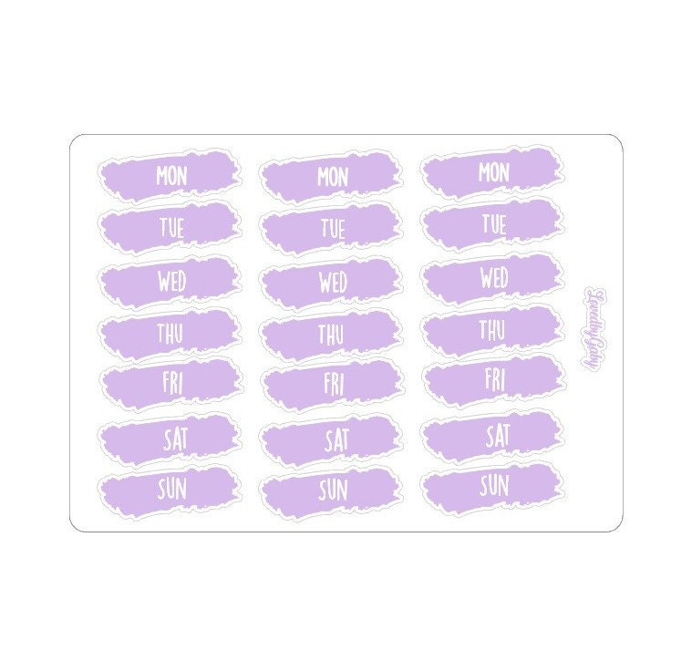 LovedbyGaby stickers "Days"