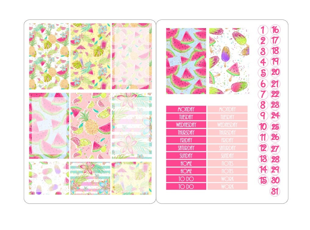 LovedbyGaby stickerkits Happy planner 2