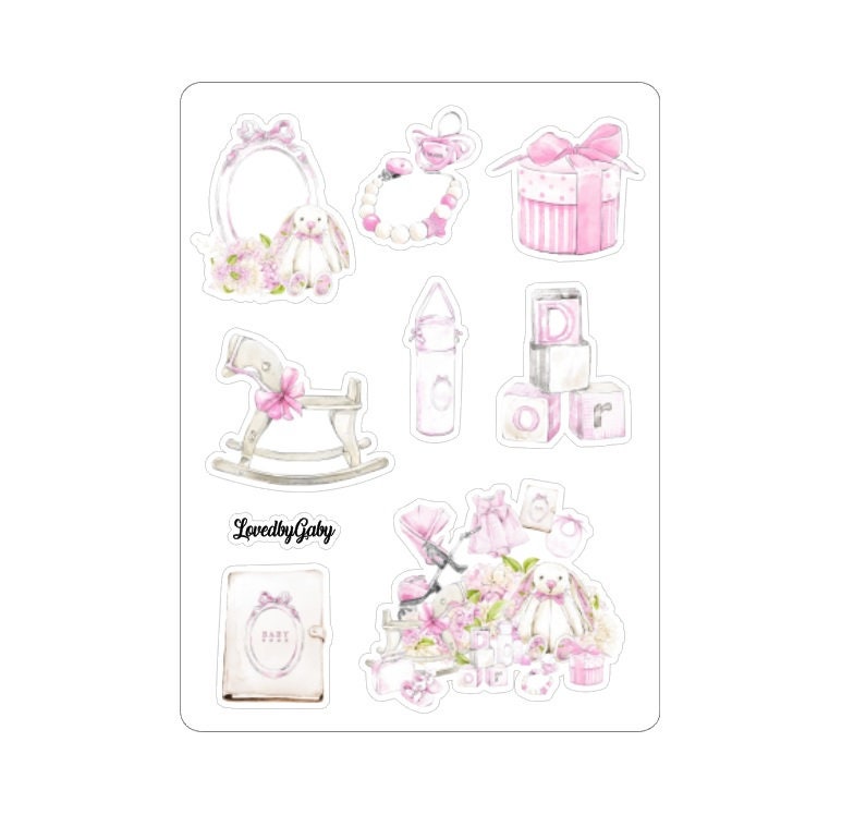 LovedbyGaby stickers Babygirl