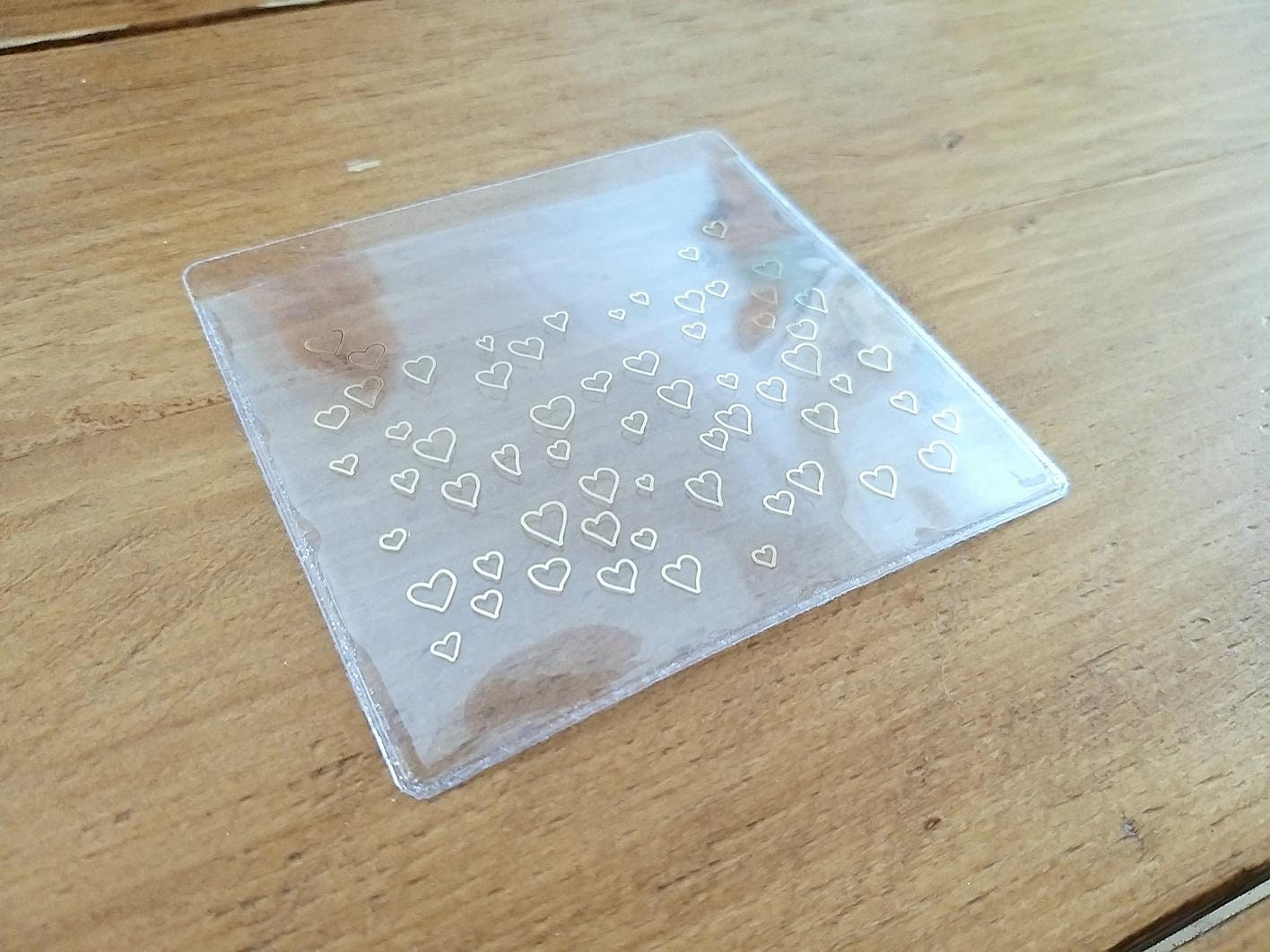 LovedbyGaby adhesive pocket gold foil hearts