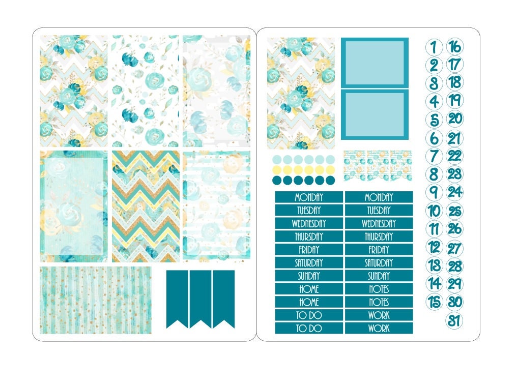 LovedbyGaby stickerkits Happy planner