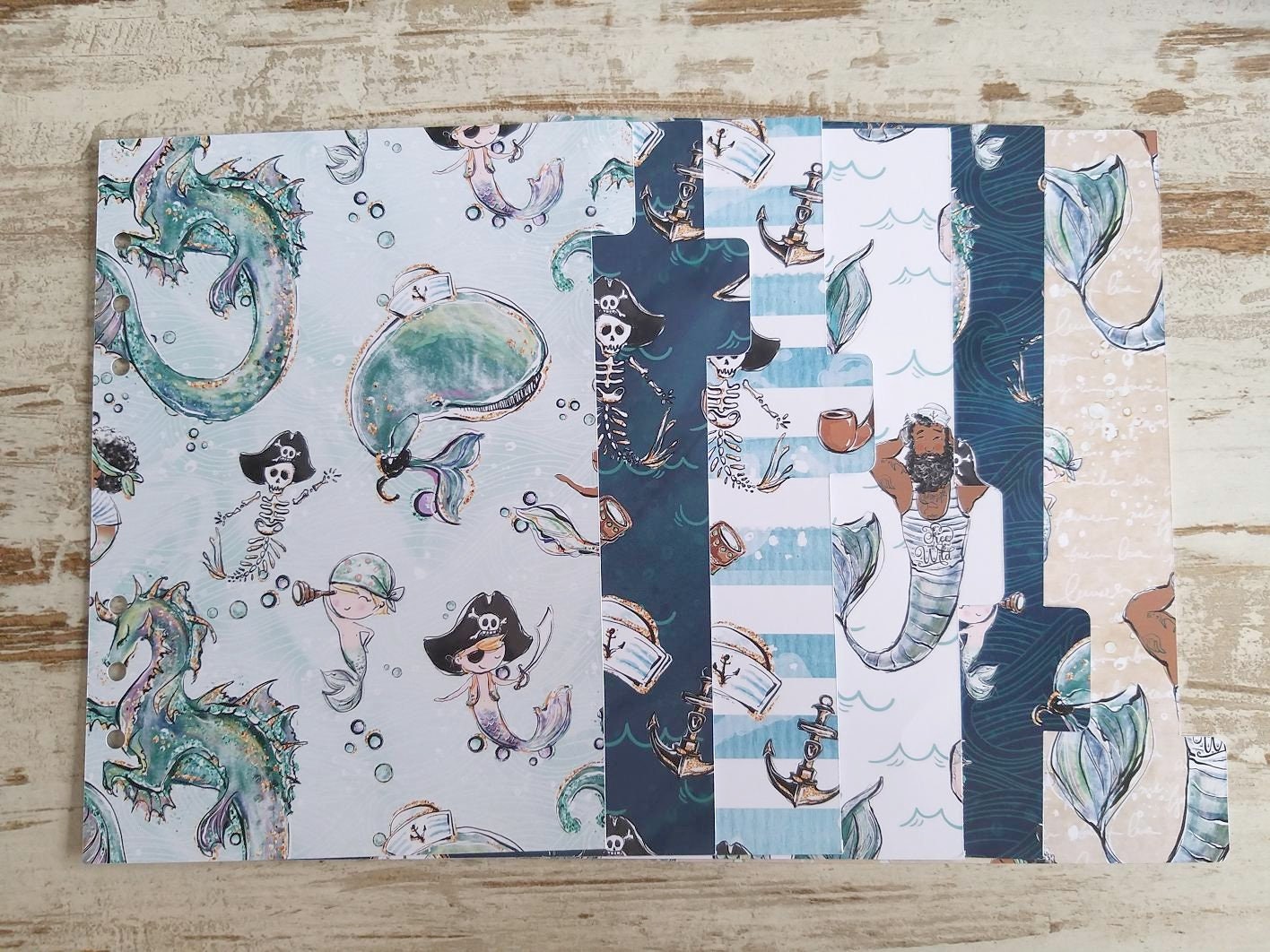 LovedbyGaby A5 dividers "Sailor, Donutgirl, Egypt"