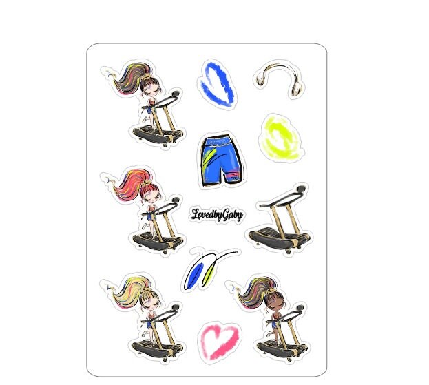 LovedbyGaby stickers "Workout"