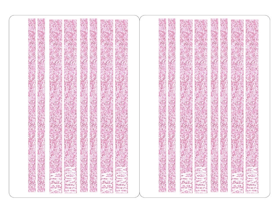 LovedbyGaby Mascha glitter cover page set