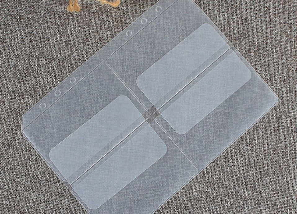 A5 and Personal storage pockets for ringbound planners