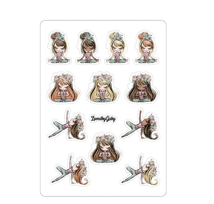LovedbyGaby stickers "Yoga"