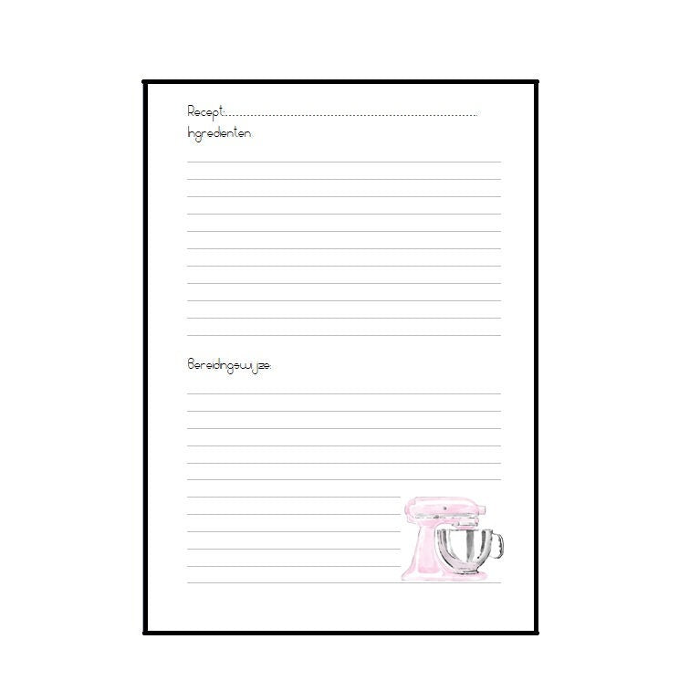 B6 LovedbyGaby inserts "recipes"