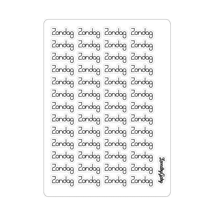 LovedbyGaby Bujo stickers "NL dagen"