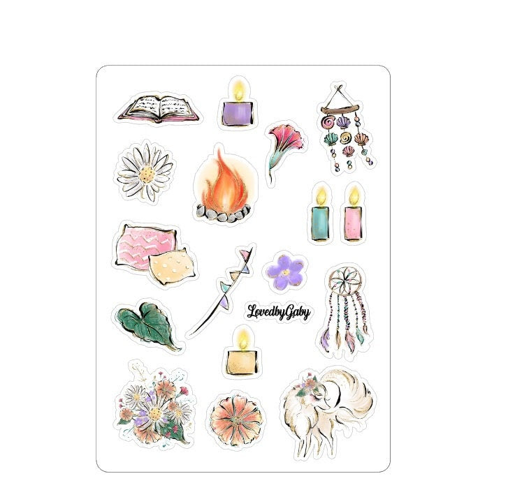 LovedbyGaby stickers "camping spirit"