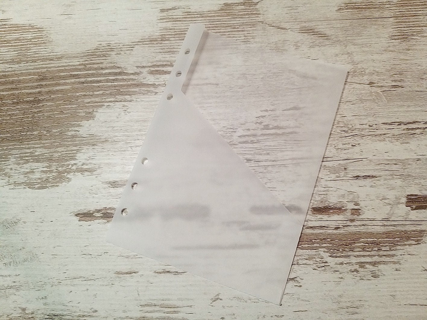 B6 inserts vellum pockets