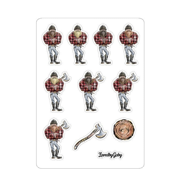 LovedbyGaby stickers "Lumberjack"