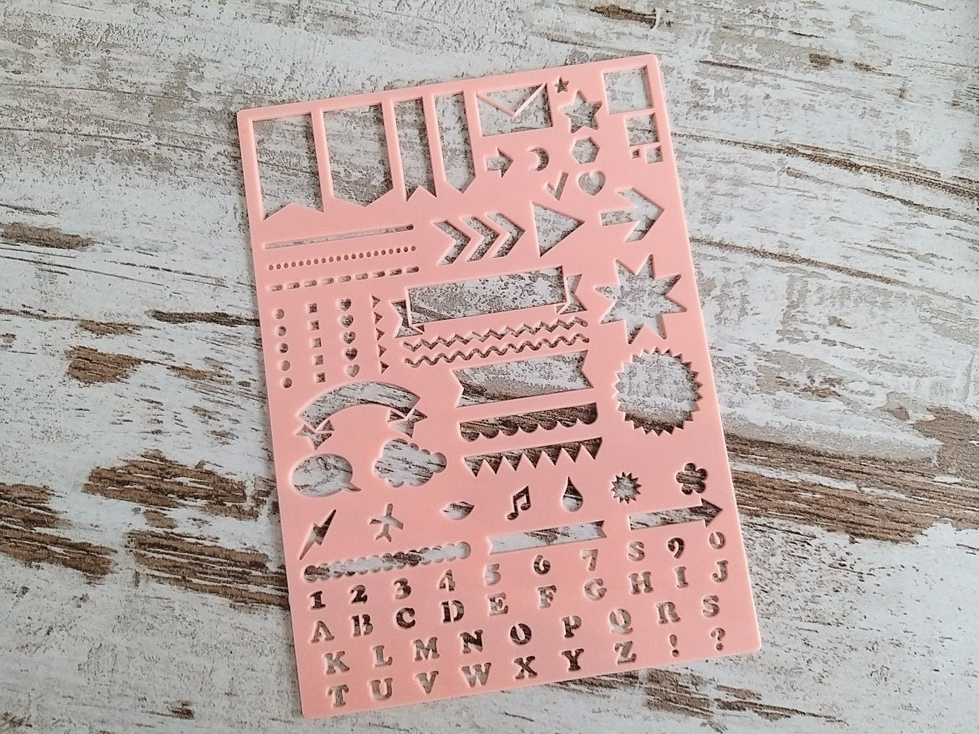 Planner stencils A5