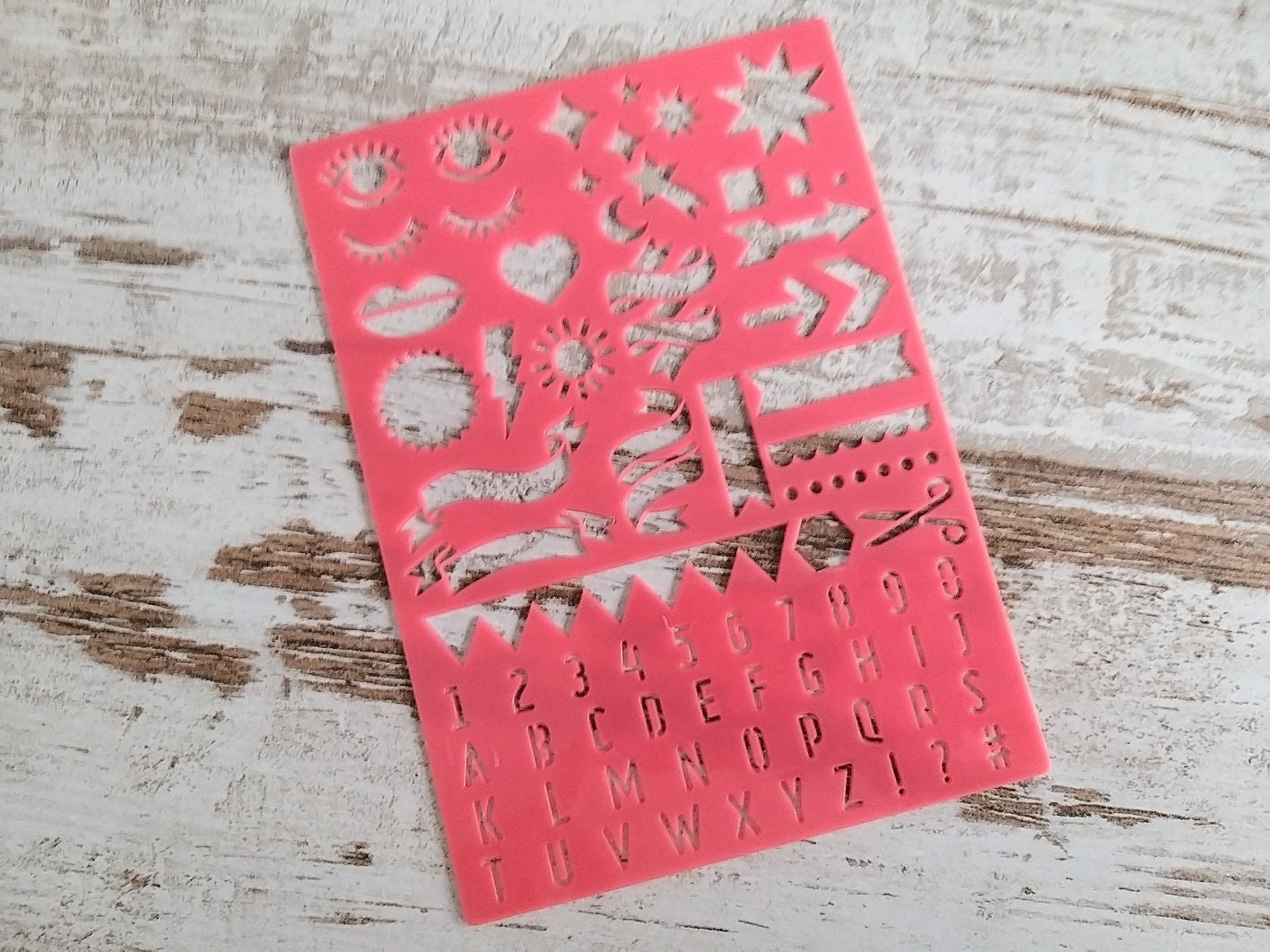 Planner stencils A5