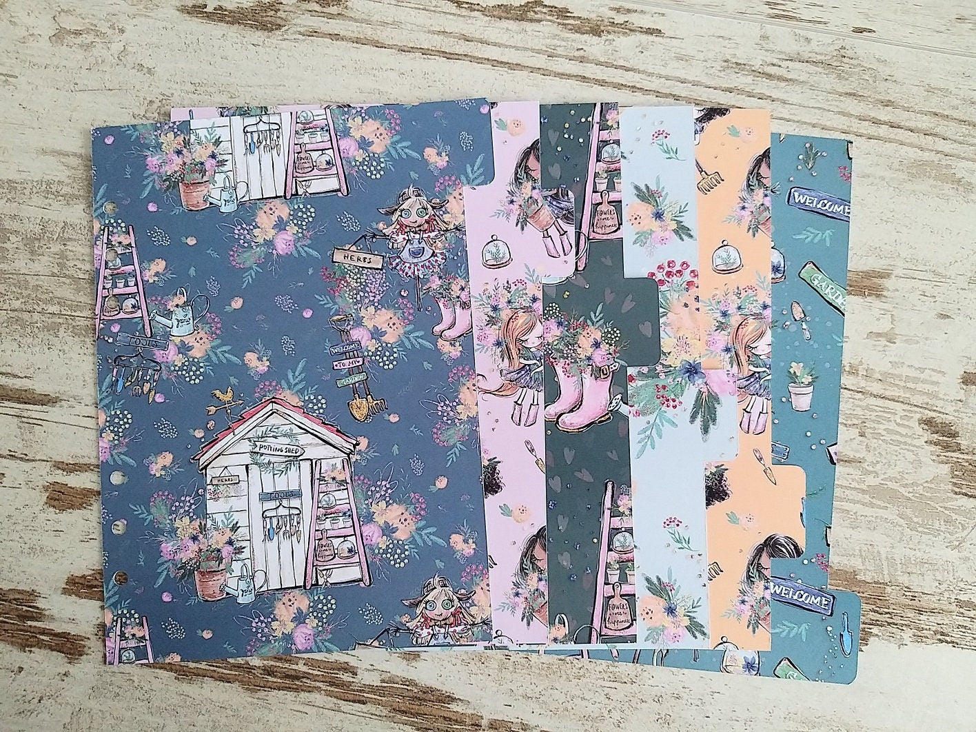 LovedbyGaby dividers "Garden"